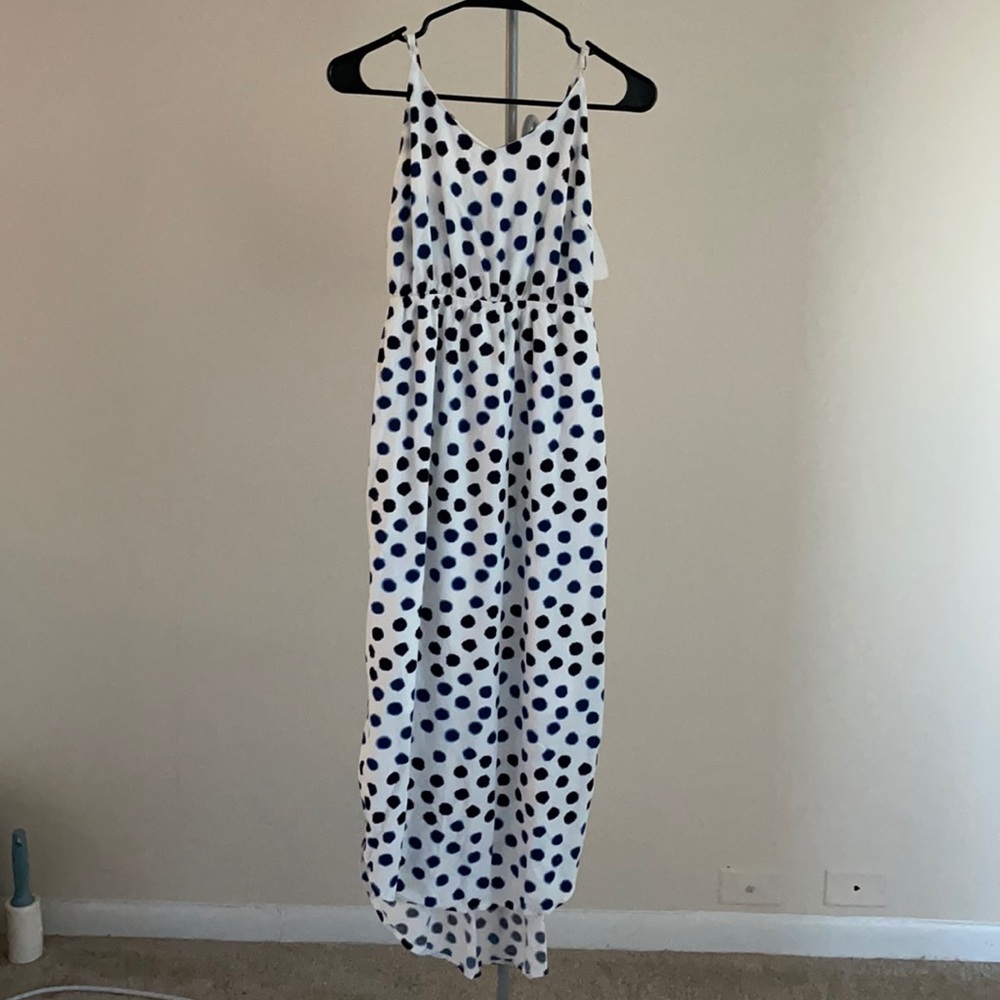 High Low Polka Dot Dress